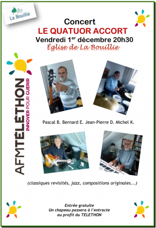 CONCERT TELETHON 1er décembre